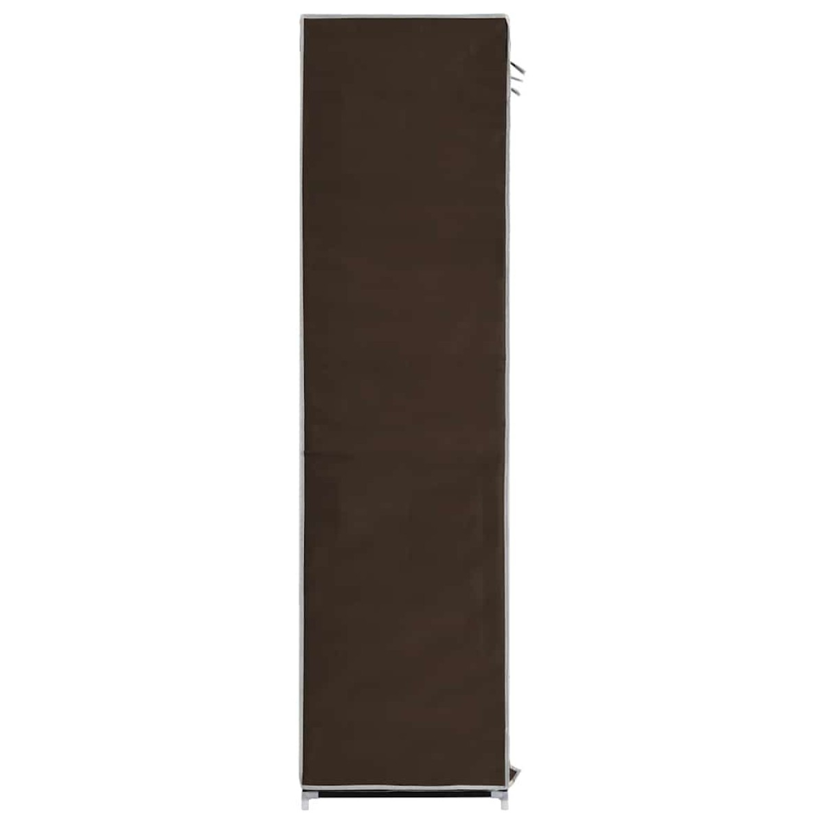 282454 vidaXL Wardrobe with Compartments and Rods Brown 150x45x175 cm Fabric