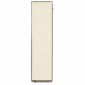 282455 vidaXL Wardrobe with Compartments and Rods Cream 150x45x175 cm Fabric