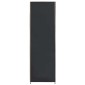 282457 vidaXL Wardrobe Black 87x49x159 cm Fabric