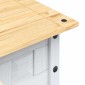 vidaXL Τραπέζι Σαλονιού Μεξικ. Στιλ Corona Λευκό 100x55x45 εκ. Πεύκο