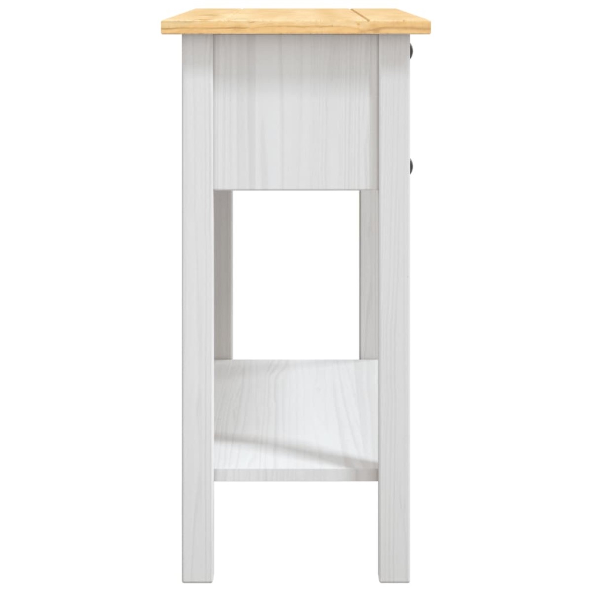 vidaXL Τραπέζι Κονσόλα Μεξικ. Corona Λευκό 90x34,5x73 εκ. Ξύλο Πεύκου