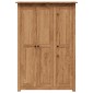 vidaXL Ντουλάπα Τρίφυλλη 118 x 50 x 171,5 εκ. Ξύλο Πεύκου Σειρά Panama
