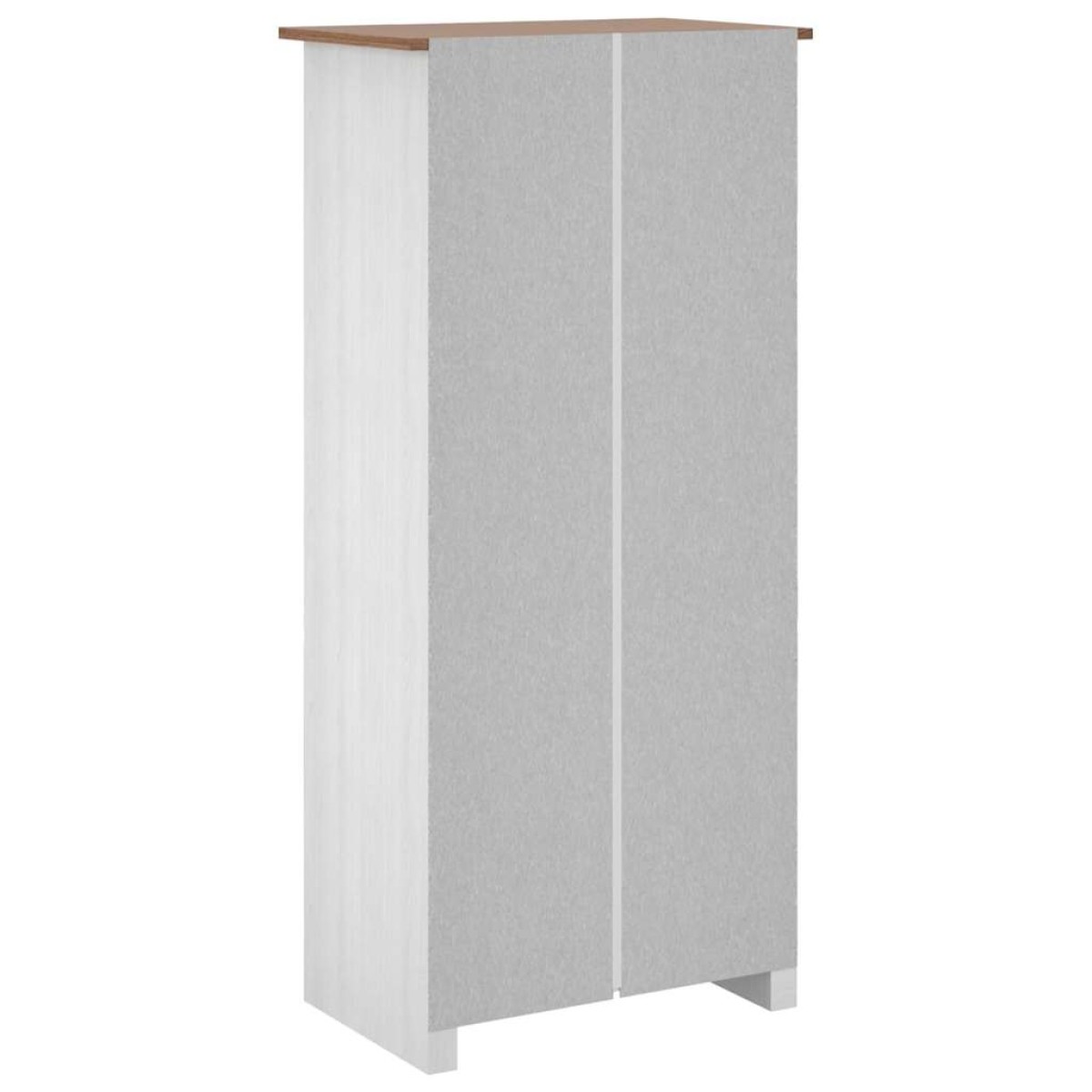 vidaXL Ντουλάπα 80 x 50 x 171,5 εκ. από Μασίφ Ξύλο Πεύκου Σειρά Panama