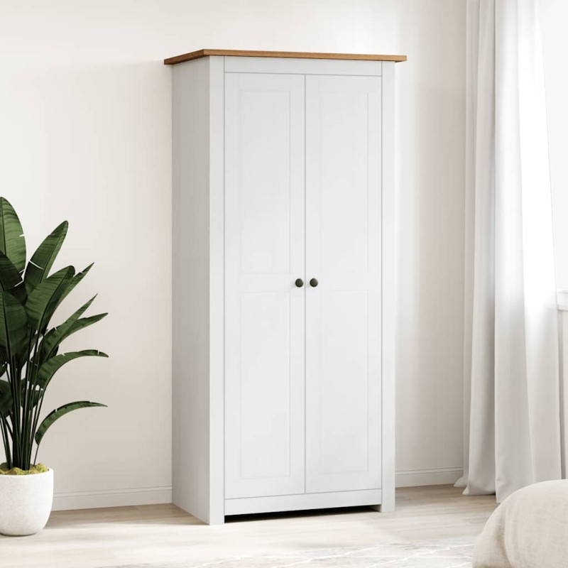 vidaXL Ντουλάπα 80 x 50 x 171,5 εκ. από Μασίφ Ξύλο Πεύκου Σειρά Panama
