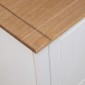 vidaXL Έπιπλο TV Λευκό 120x40x50 εκ. Μασίφ Ξύλο Πεύκου Σειρά Panama