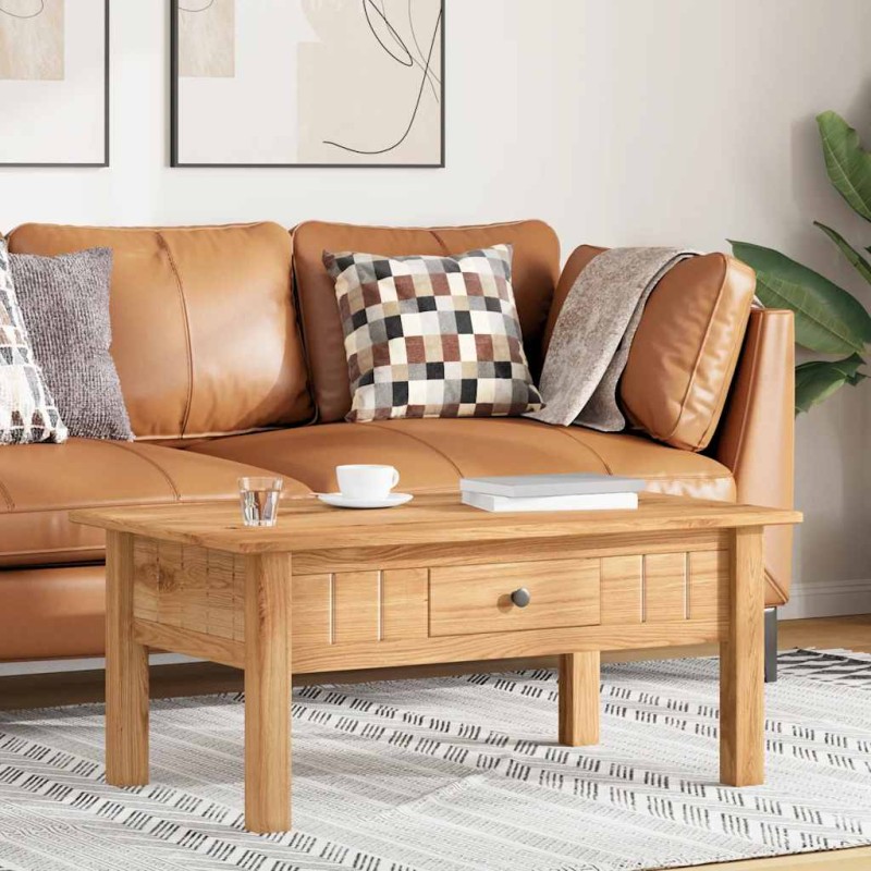 vidaXL Τραπέζακι Σαλονιού 100x60x43,5 εκ. Μασίφ Ξύλο Πεύκου Σειρά Panama