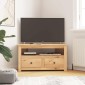 vidaXL Έπιπλο TV Γωνιακό 93x49x49 εκ. Μασίφ Ξύλο Πεύκου Σειρά Panama