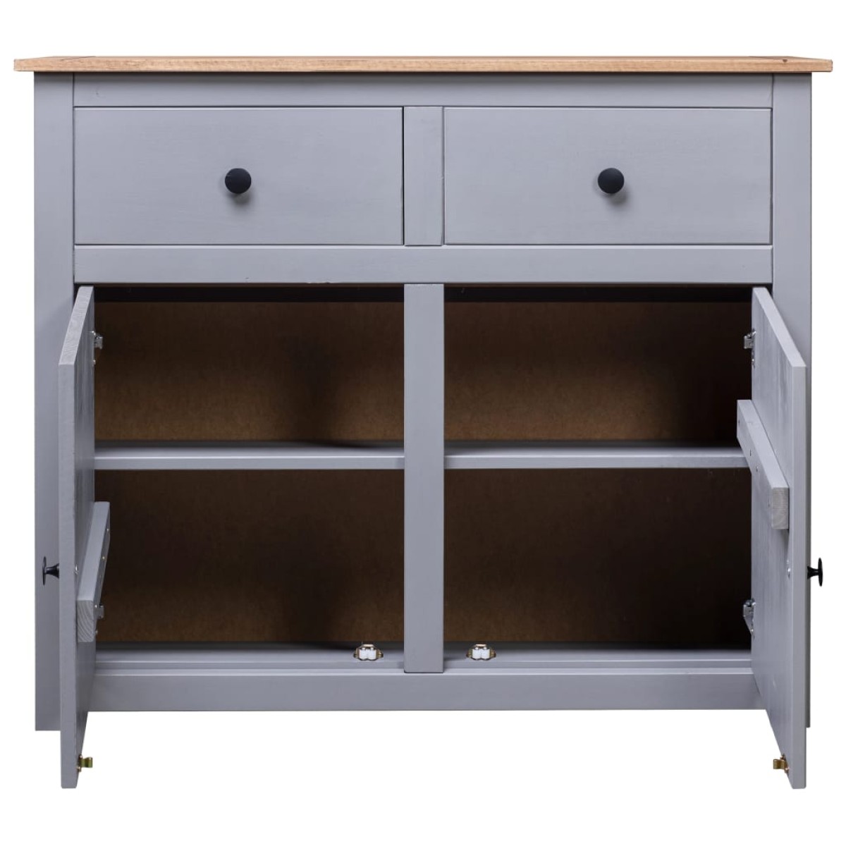 vidaXL Μπουφές 93 x 40 x 80 εκ. από Μασίφ Ξύλο Πεύκου Σειρά Panama