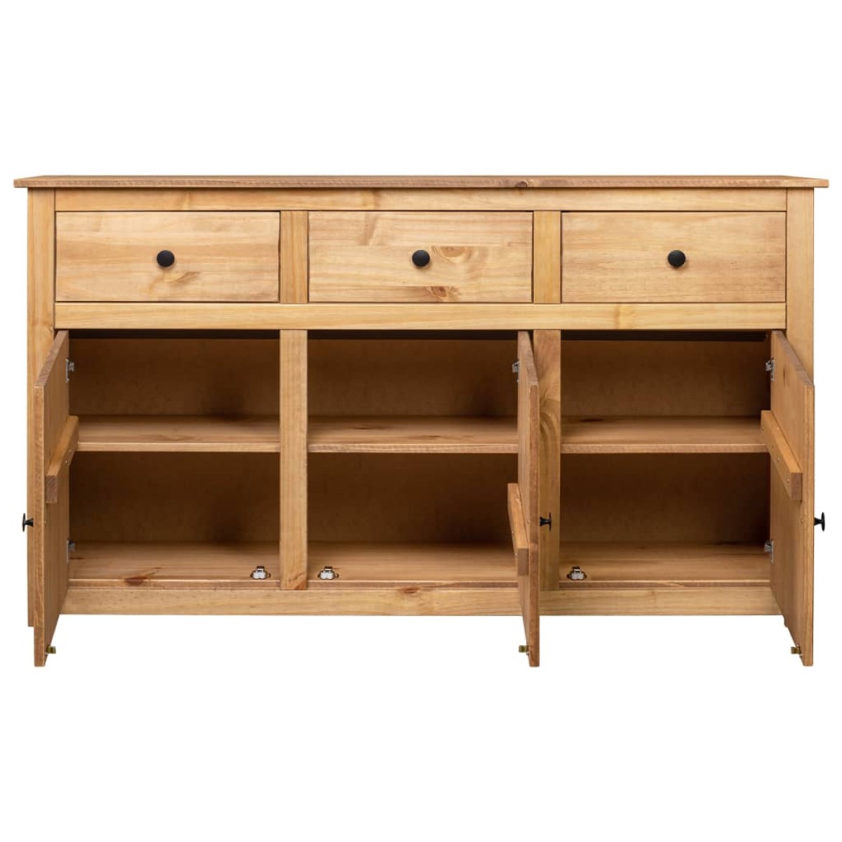 vidaXL Μπουφές 135 x 40 x 80 εκ. από Μασίφ Ξύλο Πεύκου Σειρά Panama