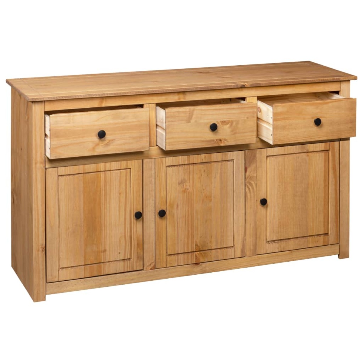 vidaXL Μπουφές 135 x 40 x 80 εκ. από Μασίφ Ξύλο Πεύκου Σειρά Panama