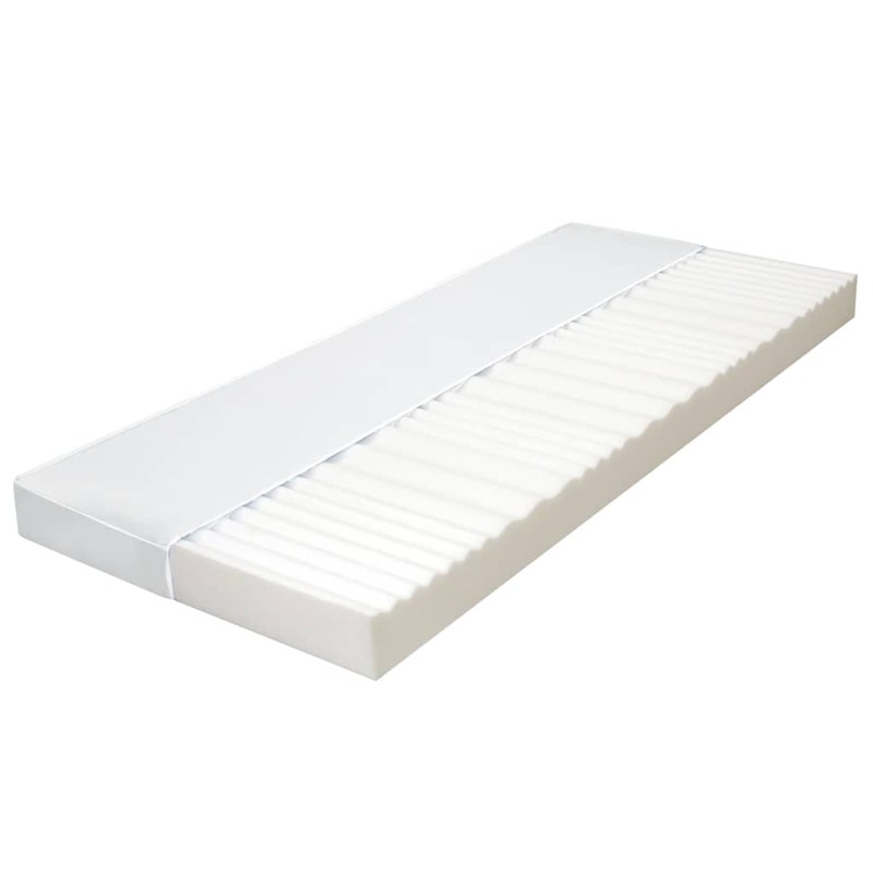 vidaXL Στρώμα με 7 Ζώνες 120x200 εκ./10 εκ. Αφρός Πολυουρεθάνης H2 H3
