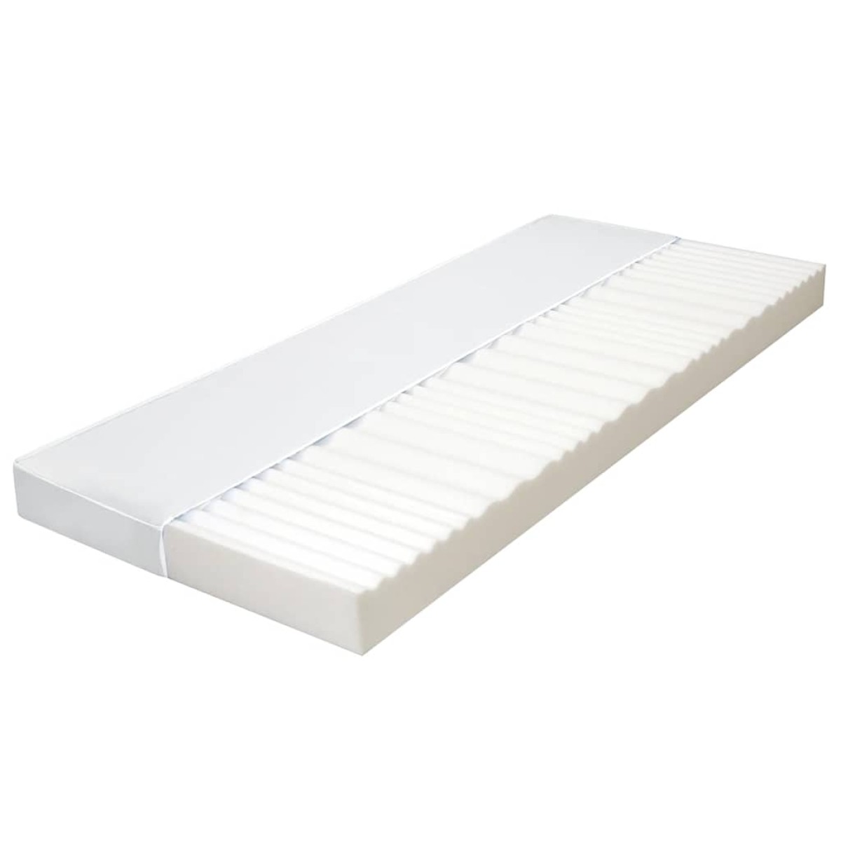 vidaXL Στρώμα με 7 Ζώνες 140x200 εκ./10 εκ. Αφρός Πολυουρεθάνης H2 H3