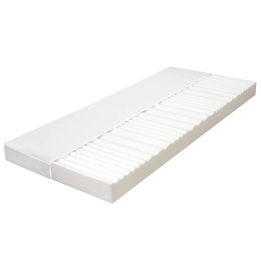 vidaXL Στρώμα με 7 Ζώνες 180x200 εκ./10 εκ. Αφρός Πολυουρεθάνης H2 H3