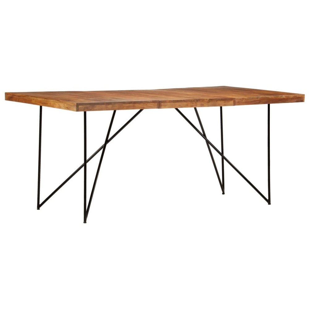 vidaXL Τραπεζαρία 180 x 90 x 76 εκ. από Μασίφ Ξύλο Ακακίας