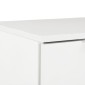 vidaXL Μπουφές Ψηλός Γυαλιστερός Λευκός 71 x 35 x 80 εκ. Μοριοσανίδα