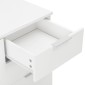 vidaXL Μπουφές Γυαλιστερός Λευκός 107x35x80,5 εκ.
