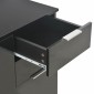 vidaXL Μπουφές Γυαλιστερός Μαύρος 107x35x80,5 εκ.