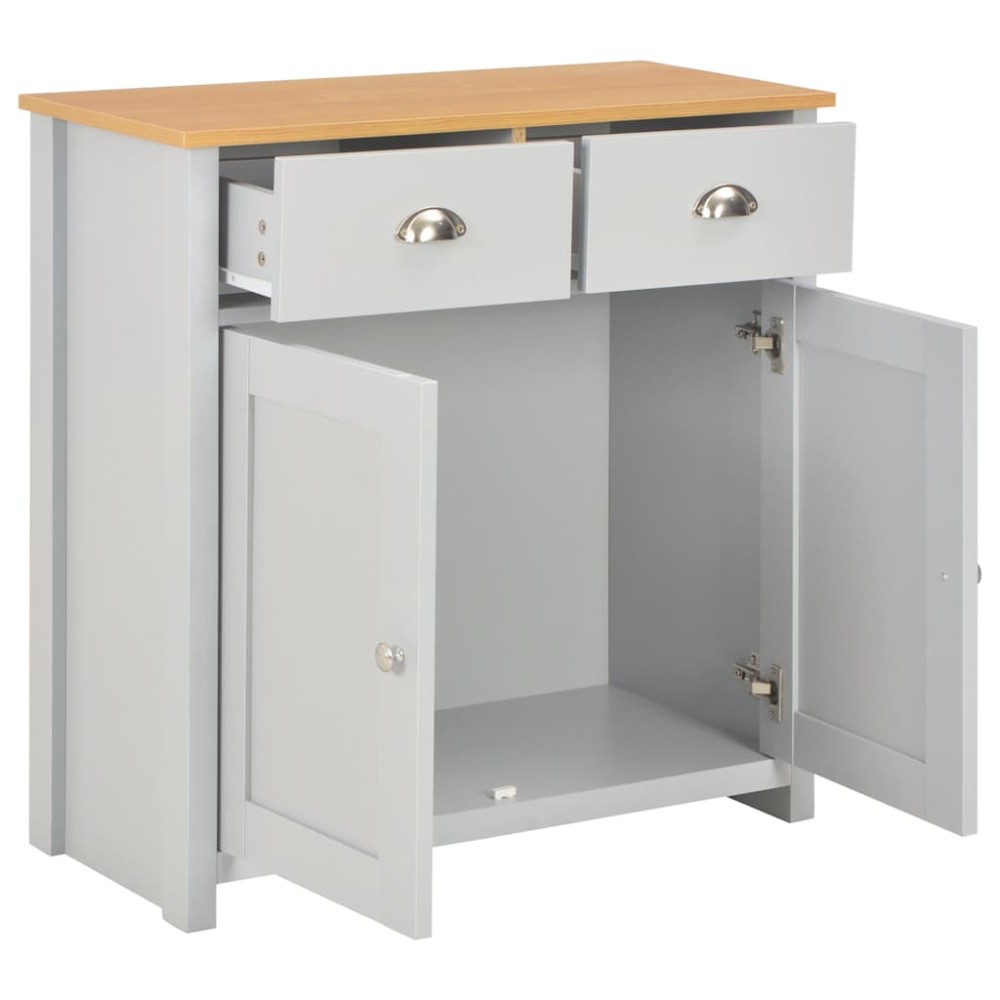 vidaXL Μπουφές Γκρι 79 x 35 x 81 εκ.