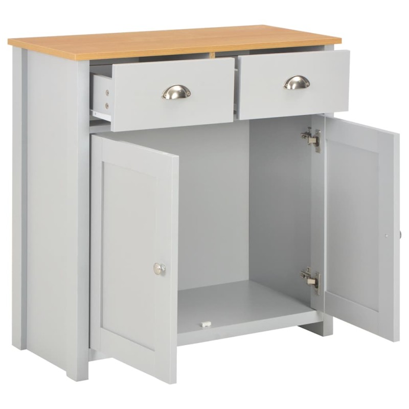 vidaXL Μπουφές Γκρι 79 x 35 x 81 εκ.