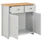 vidaXL Μπουφές Γκρι 79 x 35 x 81 εκ.