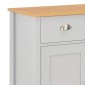 vidaXL Μπουφές Γκρι 79 x 35 x 81 εκ.