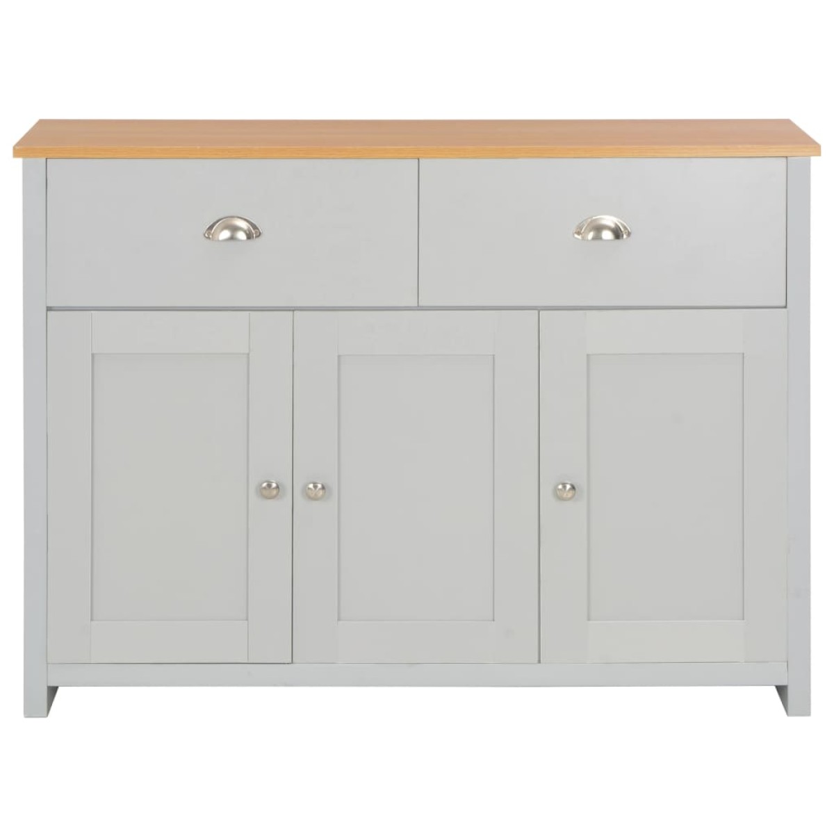 vidaXL Μπουφές Γκρι 112 x 35 x 81 εκ.