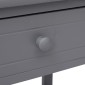 vidaXL Κομοδίνο Γκρι 40 x 29 x 42 εκ. από Ξύλο Παυλώνιας