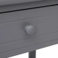 vidaXL Κομοδίνα 2 τεμ. Γκρι 40 x 29 x 42 εκ. από Ξύλο Παυλώνιας