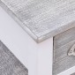 vidaXL Τραπέζι Βοηθητικό Γκρι 40 x 40 x 40 εκ. από Ξύλο Παυλώνιας