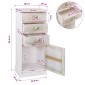 vidaXL Βοηθητικό Ντουλάπι 38x28x86 εκ. από Ξύλο Παυλώνιας