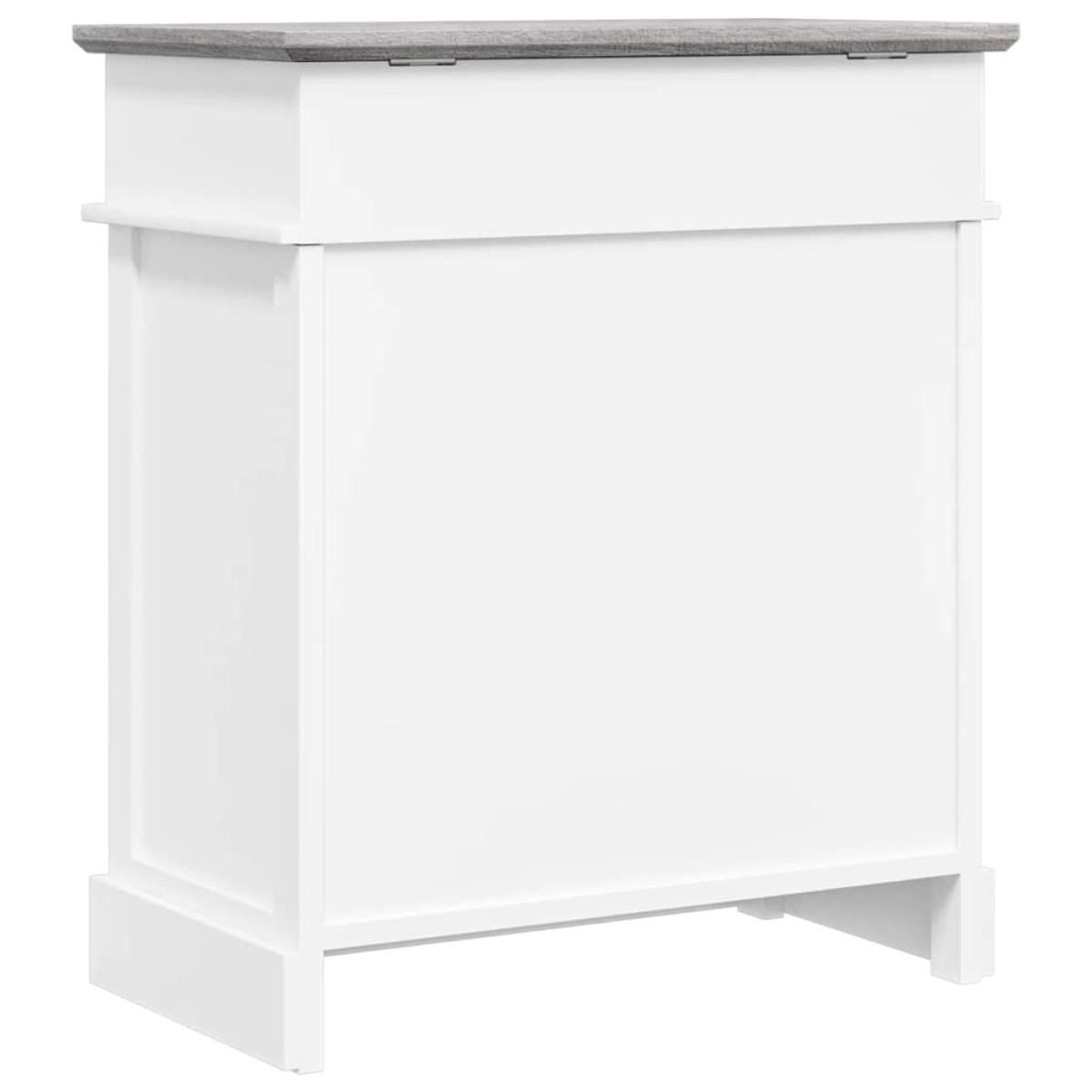 vidaXL Παπουτσοθήκη Γκρι 50 x 28 x 58 εκ. από Ξύλο Παυλώνιας