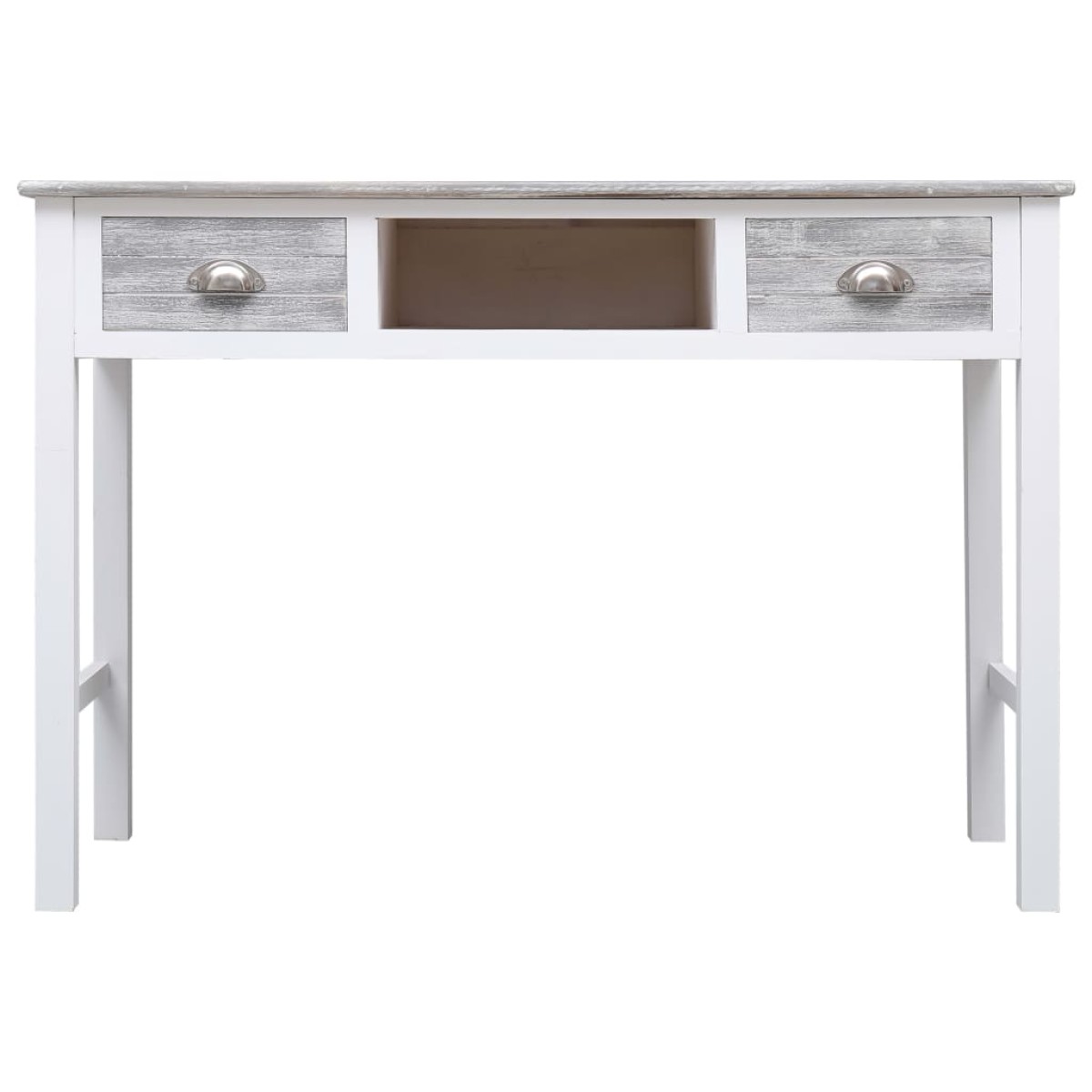 vidaXL Γραφείο Γκρι 110 x 45 x 76 εκ. Ξύλινο
