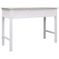 vidaXL Γραφείο Γκρι 110 x 45 x 76 εκ. Ξύλινο
