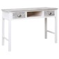 vidaXL Γραφείο Γκρι 110 x 45 x 76 εκ. Ξύλινο