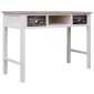 vidaXL Γραφείο Καφέ 110 x 45 x 76 εκ. Ξύλινο