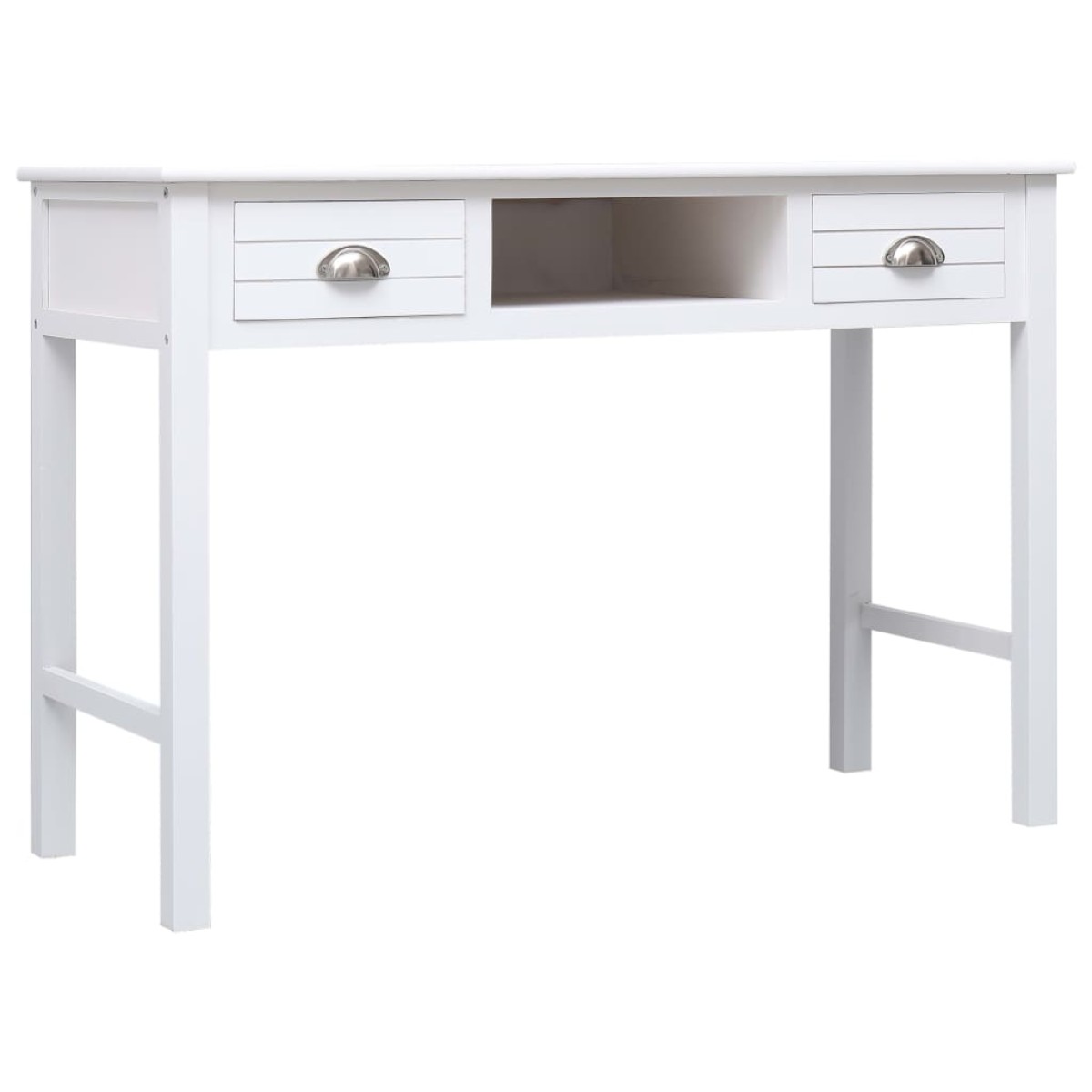 vidaXL Γραφείο Λευκό 110 x 45 x 76 εκ. Ξύλινο