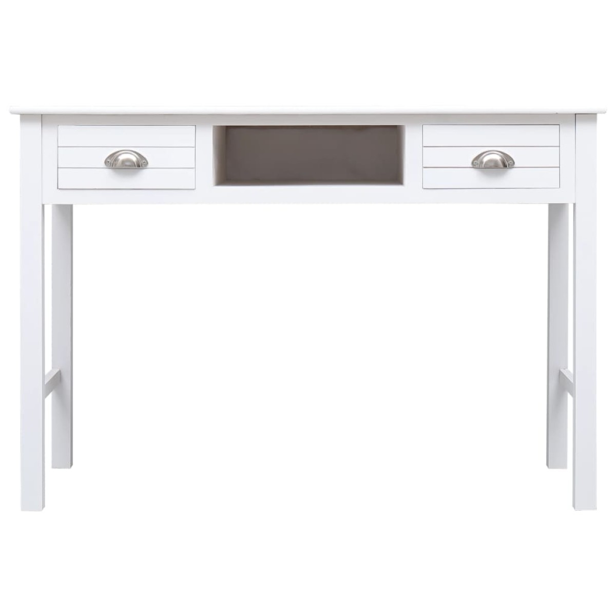 vidaXL Γραφείο Λευκό 110 x 45 x 76 εκ. Ξύλινο