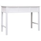 vidaXL Γραφείο Λευκό 110 x 45 x 76 εκ. Ξύλινο