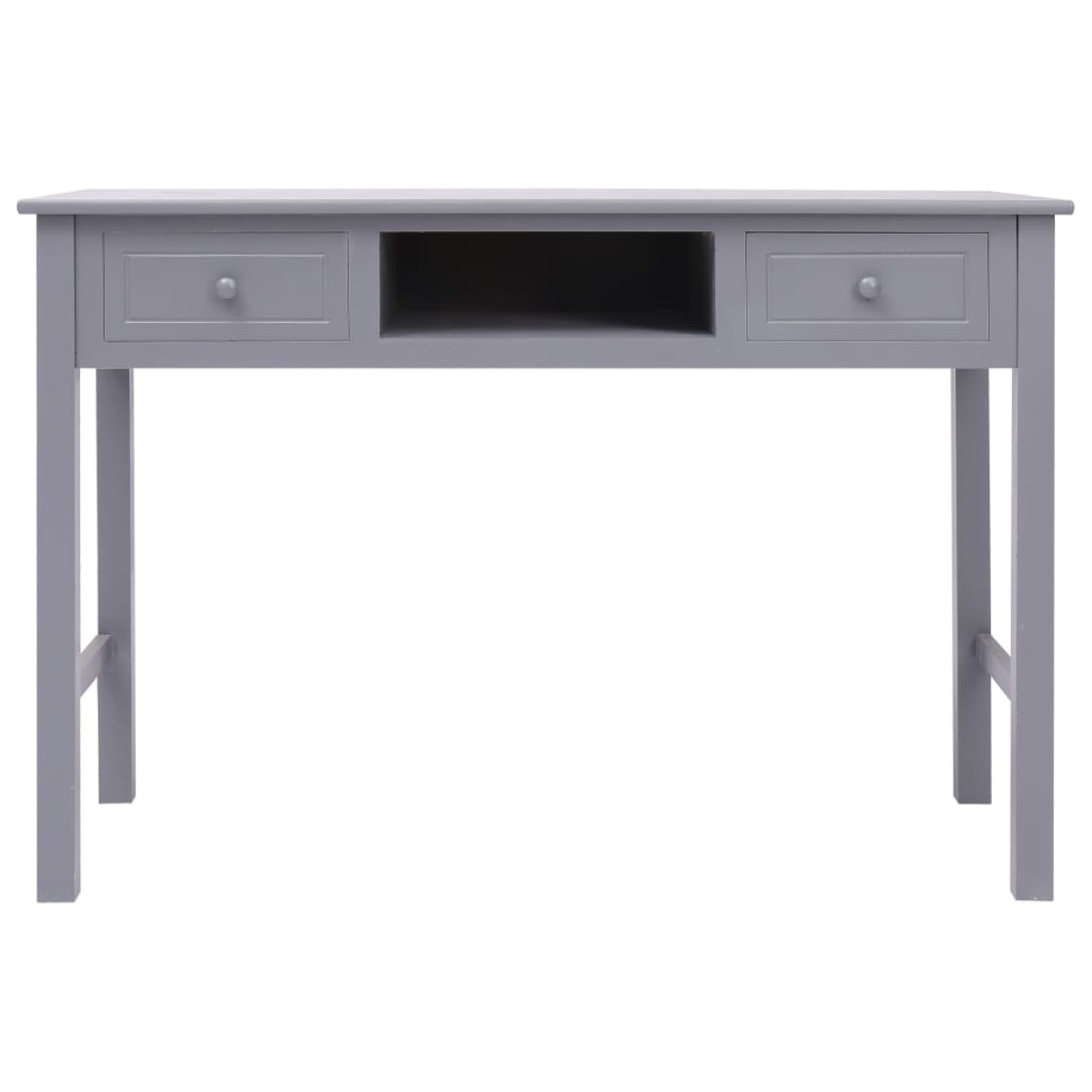vidaXL Γραφείο Γκρι 110 x 45 x 76 εκ. Ξύλινο