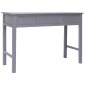 vidaXL Γραφείο Γκρι 110 x 45 x 76 εκ. Ξύλινο