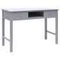vidaXL Γραφείο Γκρι 110 x 45 x 76 εκ. Ξύλινο