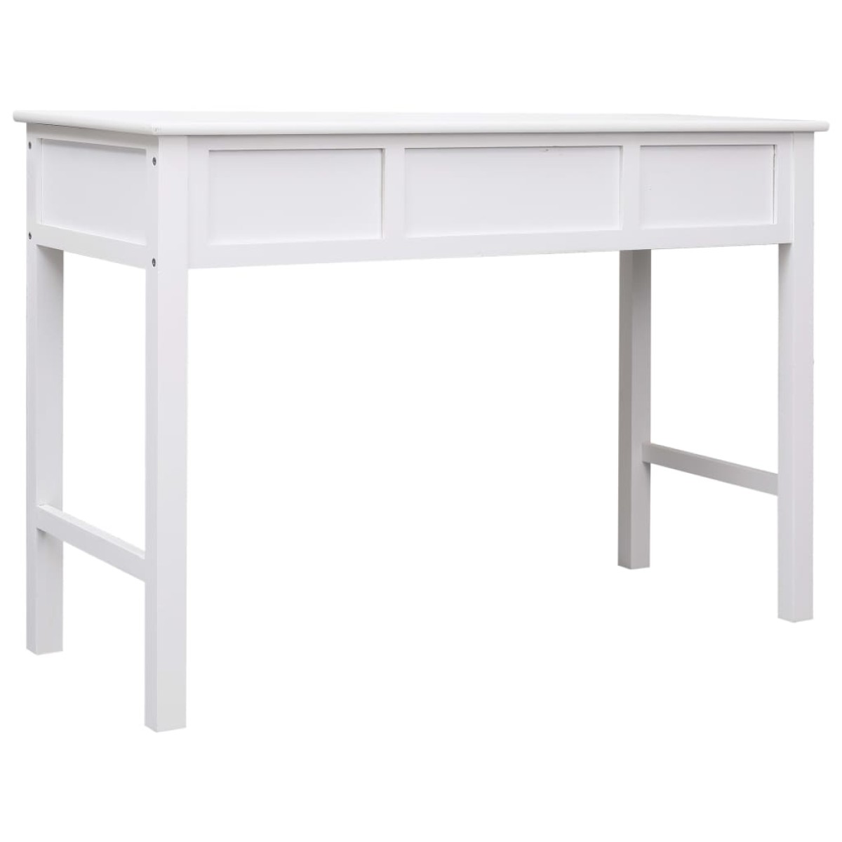 vidaXL Γραφείο Λευκό 110 x 45 x 76 εκ. Ξύλινο