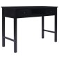 vidaXL Γραφείο Μαύρο 110 x 45 x 76 εκ. Ξύλινο