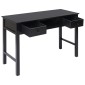 vidaXL Γραφείο Μαύρο 110 x 45 x 76 εκ. Ξύλινο