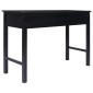vidaXL Γραφείο Μαύρο 110 x 45 x 76 εκ. Ξύλινο