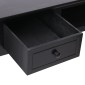 vidaXL Γραφείο Μαύρο 110 x 45 x 76 εκ. Ξύλινο