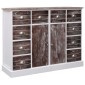 vidaXL Μπουφές με 10 Συρτάρια Καφέ 113 x 30 x 79 εκ. Ξύλινος