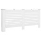 vidaXL Κάλυμμα Καλοριφέρ Λευκό 172 x 19 x 81,5 εκ. από MDF
