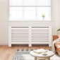 vidaXL Κάλυμμα Καλοριφέρ Λευκό 172 x 19 x 81,5 εκ. από MDF