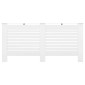 vidaXL Κάλυμμα Καλοριφέρ Λευκό 172 x 19 x 81,5 εκ. από MDF
